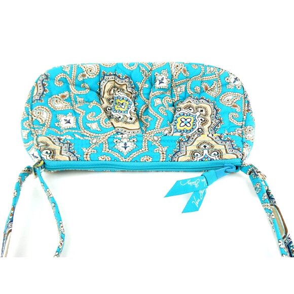 Vera Bradley Totally Turq Frannie Crossbody Purse - Picture 7 of 9
